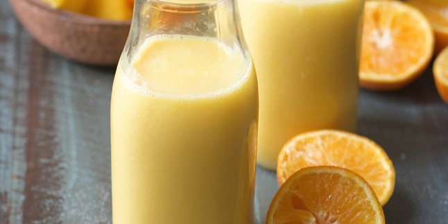badem portakal suyu