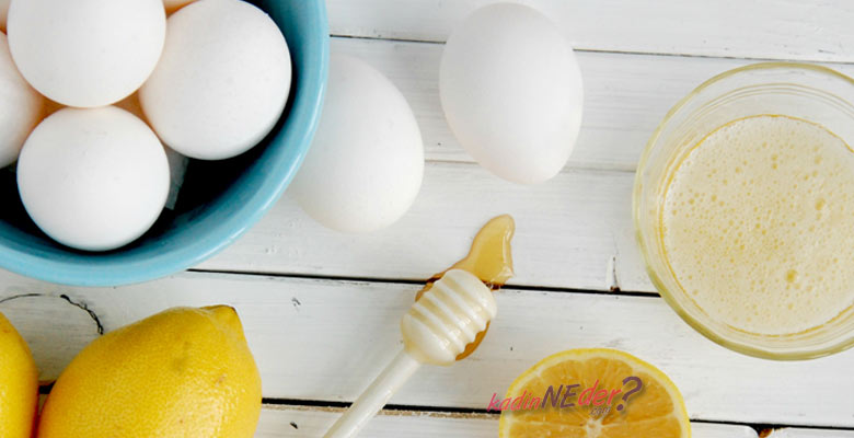 Yumurta Akı, Bal Ve Limon Suyu Maskesi